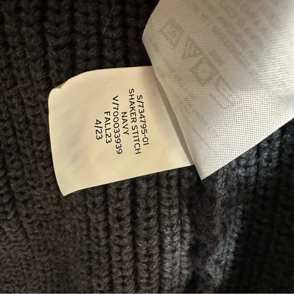 Banana Republic Men's Dark blue Zip-Up Cardigan Sweater size Small